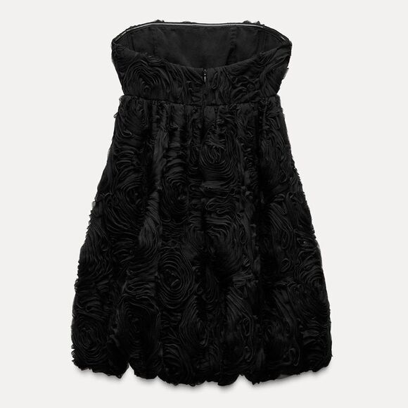 Zara structured floral mini dress - Picture 3 of 6